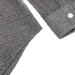 Twombly Long Sleeve Shirt // Grey Dobby (S)