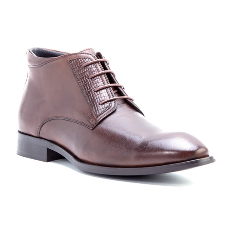 Athens Side-Zip Boot // Brown (US: 8)