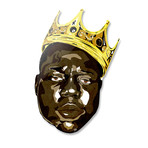 The Notorious B.I.G. // Aluminum Die-Cut (11"W x 16"H)