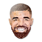 Drake // Aluminum Die-Cut (11"W x 16"H)