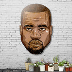 Kanye West // Aluminum Die-Cut (10"W x 16"H)