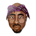 2Pac // Aluminum Die-Cut (12"W x 16"H)