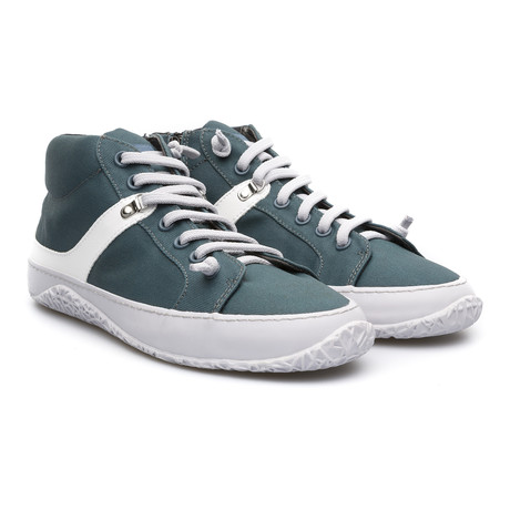 Capas Mid-Top Sneaker // Grey + White (Euro: 39)