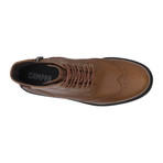 Hardwood Wing-Tip Boot // Brown (Euro: 39)