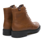 Hardwood Wing-Tip Boot // Brown (Euro: 39)