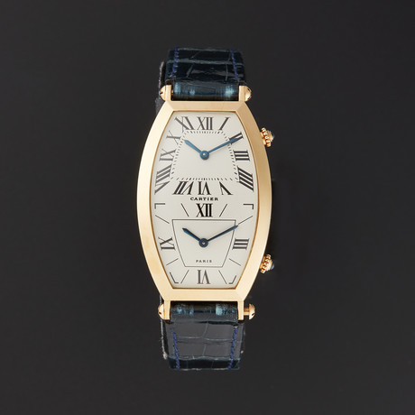 Cartier Tonneau Dual Time Zone Quartz // A1404437 // Pre-Owned