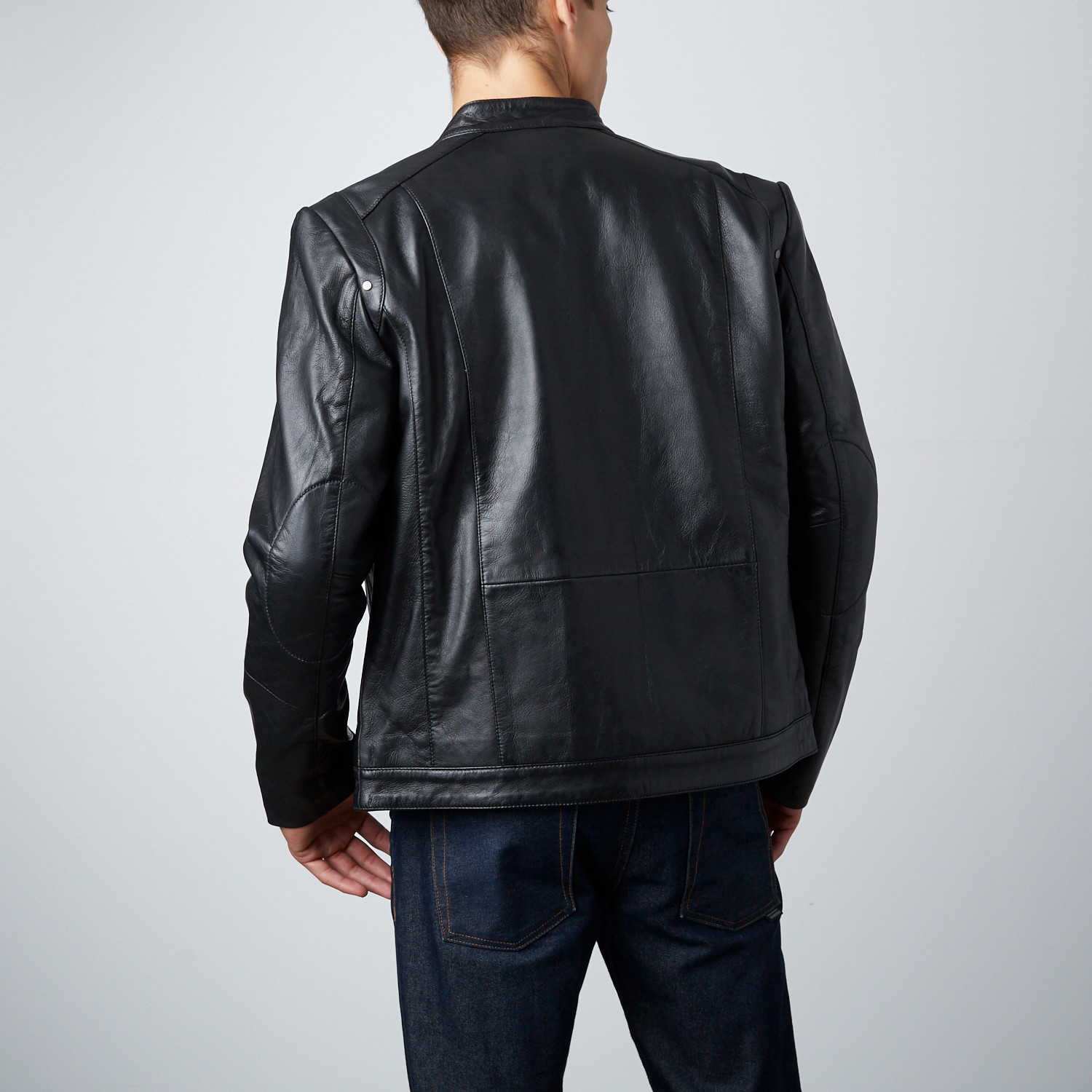 McHenry Leather Jacket // Black (S) - Helium - Touch of Modern