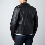 Classic Corben Leather Jacket // Black (L)