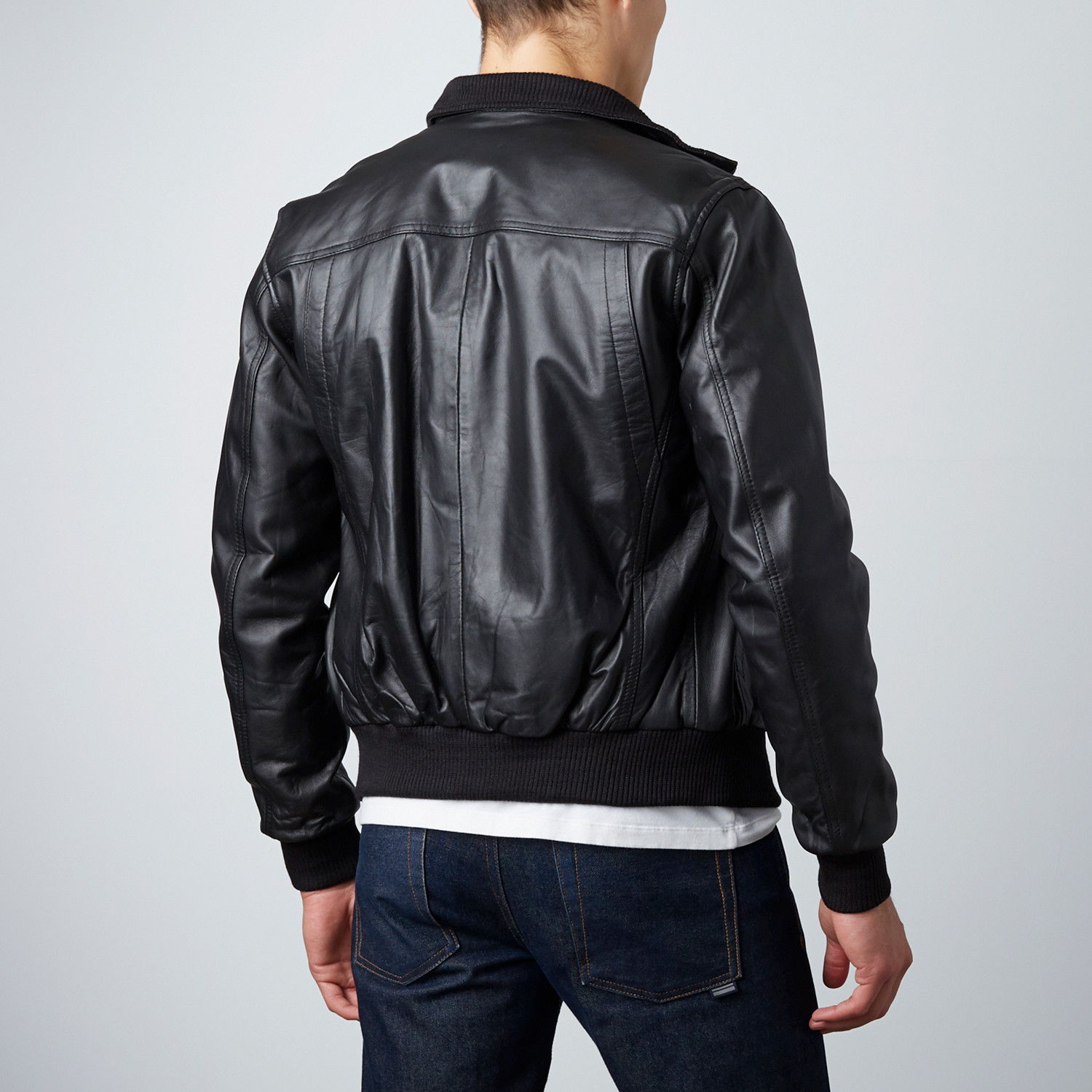 Maverick Leather Jacket // Black (S) - Helium - Touch of Modern