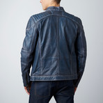 Cleveland Moto Jacket // Blue Wash (XL)