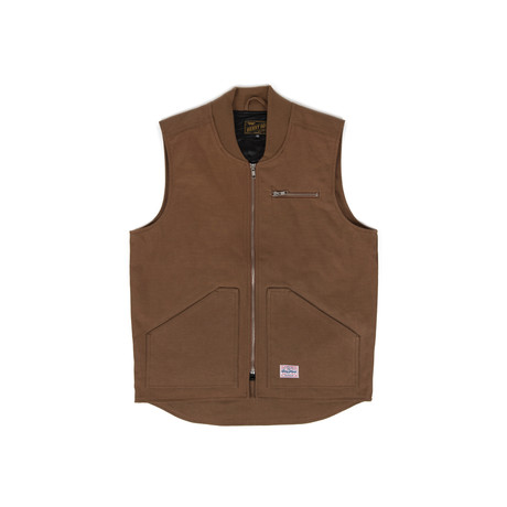 Cruiser Waxed Vest // Brown (S)