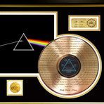 Gold Laser Cut LP // Pink Floyd // Dark Side Of The Moon