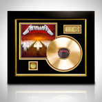 Gold Laser Cut LP // Metallica // Master Of Puppets