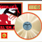 Gold Laser Cut LP // Metallica // Kill Em All