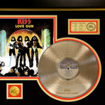 Gold Laser Cut LP // Kiss // Love Gun