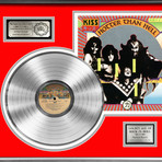 Platinum Laser Cut LP // Kiss // Hotter Than Hell