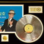 Gold Laser Cut LP // Frank Sinatra // Come Fly With Me