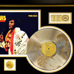 Gold Laser Cut LP / Elvis Presley // Pure Gold