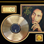 Gold Laser Cut LP // Bob Marley // Legend