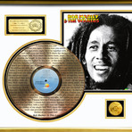 Gold Laser Cut LP // Bob Marley // Kaya