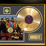 Gold Laser Cut LP // Beatles // SGT Peppers