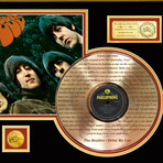 Gold Laser Cut LP // Beatles // Rubber Soul