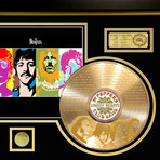 Gold Laser Cut LP // Beatles // Psychedelic