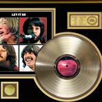 Gold Laser Cut LP // Beatles // Let It Be