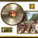 Gold Laser Cut LP // Beatles // Abbey Road