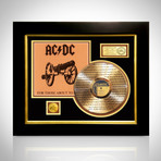 Gold Laser Cut LP // ACDC // About To Rock