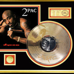 Gold Laser Cut LP // 2 Pac // All Eyez On Me