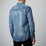 Kenny Slim Fit Denim Shirt // Blue (2XL)