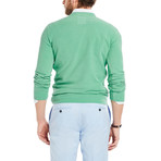 Barbuda Garment Dyed V-Neck Pullover // Green (3XL)
