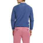 Barbuda Garment Dyed V-Neck Pullover // Indigo (M)