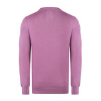 Bredal Garment Dyed Round Neck Pullover // Burnt Rose (S)