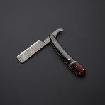 Excelsior Damascus Straight Razor