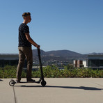 Momas Carbon // Lightweight Carbon Fiber Electric Scooter (Black)