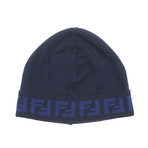 Fendi // Wool Hat // Blue