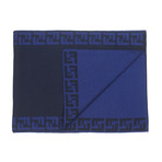 Fendi // Wool Scarf // Blue