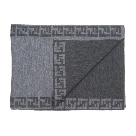 Fendi // Wool Scarf // Grey