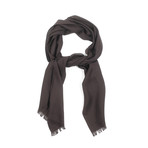 Gucci // Wool + Silk Blend Scarf // Brown