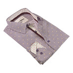 Mix Metro Button-Up Shirt // Purple (S)