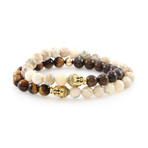 Gold Buddha Double Wrap (Small)