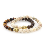 Gold Buddha Double Wrap (Small)