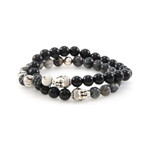 Silver Buddha Double Wrap (Small)