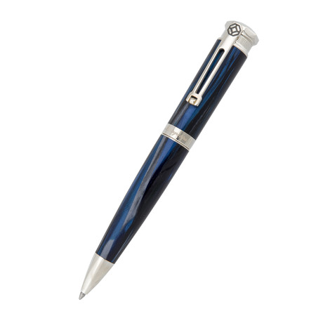 Montegrappa "Emozione Butterfly" Ball Point Pen // Blue + Gray