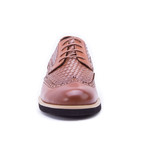 Olive Woven Derby // Brown (US: 11.5)