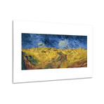 Wheatfield with Crows // Vincent van Gogh // 1890 (18"W x 12"H)