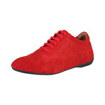 Imola Suede Low Top Sneaker // Red, Black (Euro: 41)