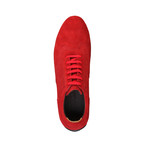 Imola Suede Low Top Sneaker // Red, Black (Euro: 41)